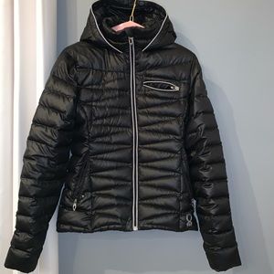 Spyder hooded winter jacket women’s size small